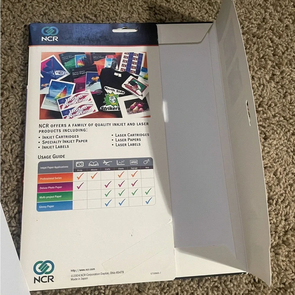 Satin finish glossy photo paper
